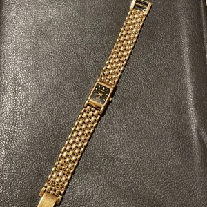 J.B Champion Watch Womens Gold Tone Stainless Steel Classic Designer Gold Dial - Picture 1 of 6