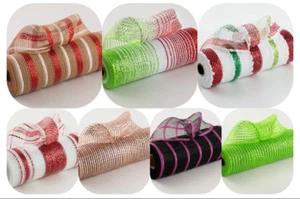 Deco Mesh, 10 inch x 10 yards & 10 in x 19 feet - Picture 1 of 24