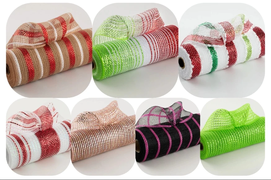 Deco Mesh, 10 inch x 10 yards & 10 in x 19 feet - Image 1 of 1