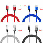 Usb To Micro Fast Charging Data Cable Cord Nylon Braided For Lg Android Phones