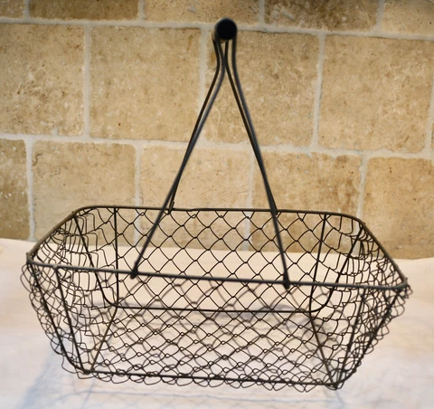 Vintage Wire Egg Basket Cover