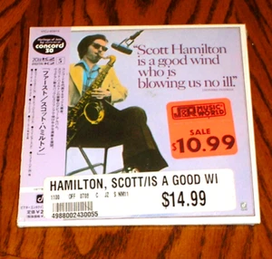 Scott Hamilton CD Japan VICJ-60915 is a good wind...'02 Concord 20 Bit K2 MINT - Imagen 1 de 4
