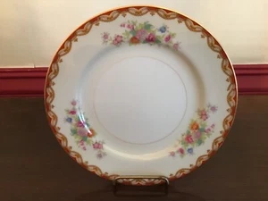 Roslyn Diamond China made in Japan bread & butter plate w/ floral design 6 1/4” - Picture 1 of 2