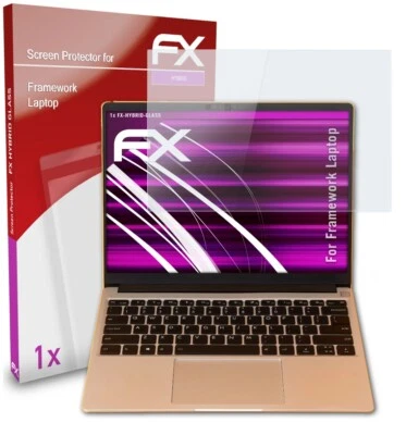 atFoliX Pellicola Vetro per Framework Laptop 9H Armatura di protezione - Immagine 1 di 4