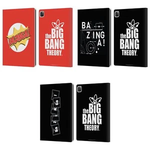 OFFICIAL THE BIG BANG THEORY BAZINGA LEATHER BOOK WALLET CASE FOR APPLE iPAD - Picture 1 of 9