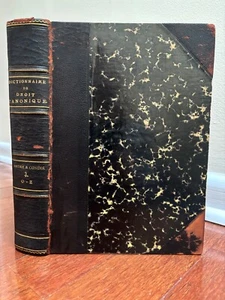 DICTIONNAIRE DE DROIT CANONIQUE Volume 3 O-Z by ANDRE - 1890 In FRENCH ANTIQUE - Picture 1 of 12