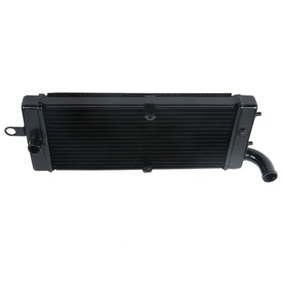 Radiador de refrigeración de motor de aluminio apto para Honda Shadow ACE 750 VT750C 97-03 negro Foto 1 de 4
