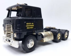 Ancien semi camion Thunder Hauler en plastique traité 9,5" - Photo 1 sur 12