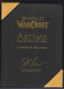 World of Warcraft Arthas Rise of the Lich King Box Set COA Christie Golden Auto - Picture 1 of 5