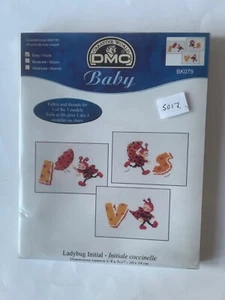 Kit punto croce DMC contato bambino 'iniziale ladybug' - Foto 1 di 2