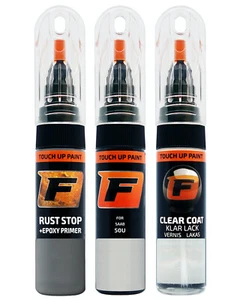 for SAAB 50U OLYMPIC WHITE TOUCH UP PAINT Pen Kit Scratch Repair Set - Picture 1 of 10