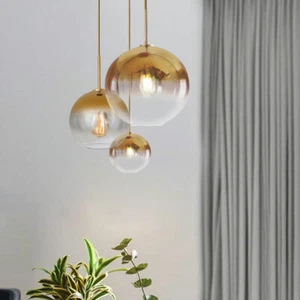 Glass Ceiling Light Dinning Room Chandelier Light Bar Lamp Kitchen Pendant Light - Picture 1 of 12