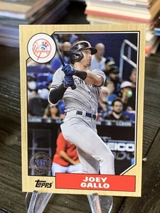 2022 Topps Series 1 1987 RETRO 35TH ANNIVERSARY INSERT Joey Gallo - Picture 1 of 2