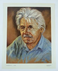 Thomas Hart Benton Print Photo by Irene Selonke Limited Edition /1000 Lithograph - Picture 1 of 3