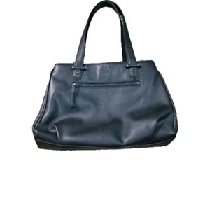 Simply Vera Wang Kunstleder schwarz Schultertasche Handtasche Umhängetasche 3 Teiler Design - Bild 1 von 10