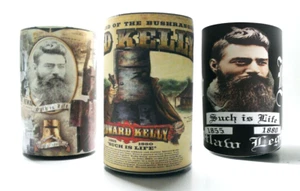 Printed (Personalised) Stubby Holders - Ned Kelly Images ALL 3 Stubbys for $20 - Picture 1 of 10