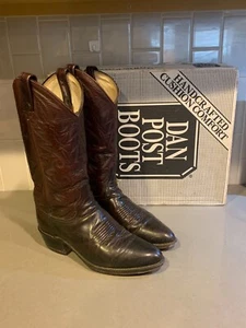 Botas Dan Post napa de cereza negras talla 7 - Imagen 1 de 13