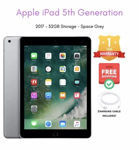 LOTE de Apple iPad 5ta Generación 32 GB, Wi-Fi, 9.7 pulgadas - Gris espacial - Imagen 1 de 3