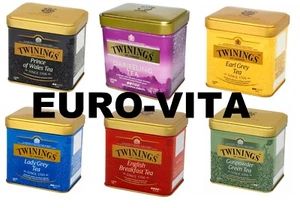 TWININGS LOOSE TEA  100g  PRINCE OF WALES ENGLISH BREAKFAST EARL LADY GREY GREEN - Picture 1 of 14