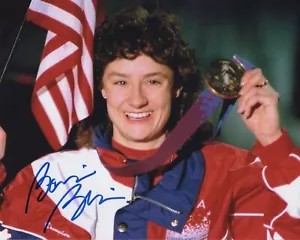 BONNIE BLAIR SIGNED AUTOGRAPH SPEED SKATING OLYMPICS USA 8X10 PHOTO GOLD MEDAL - Picture 1 of 1