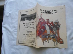 LEWISBURG HS GREEN DRAGONS Vs. MIFFLINBURG FOOTBALL PROGRAM 1982 - Picture 1 of 3