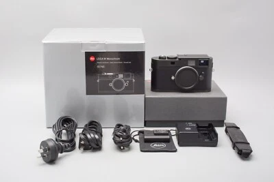 Câmera telêmetro digital Leica M monochrom 10760 CCD na caixa, ID 53 - Imagem 1 de 4