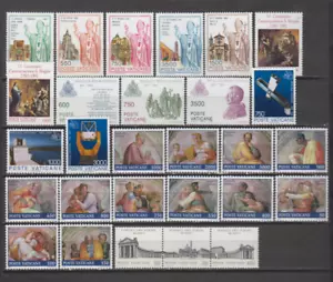 VATICAN 1991 YEAR SET MINT NEVER HINGED MNH (SEE PICTURE) NO BOOKLET - Picture 1 of 1