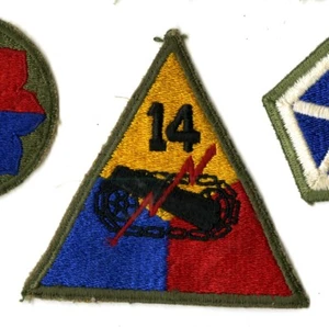 14th Armored Division White Back Patch Europe Germany Austria - Picture 1 of 2