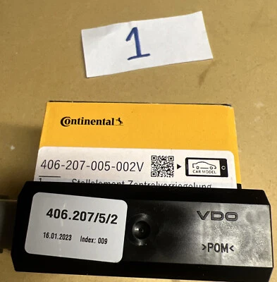 Actuador de cerradura de puerta delantera NOS VDO BMW E38 E39 1 PC 67118352165 / 406-207-005-002V Foto 1 de 4