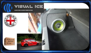 VAUXHALL ASTRA H 3DR STEALTH SUB SPEAKER ENCLOSURE BOX SOUND BASS AUDIO CAR NEW - Picture 1 of 13