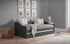 3FT SINGLE DAYBED GREY/WHITE/ANTHRACITE W/ PULL OUT UNDER BED ELBA GUEST BED
