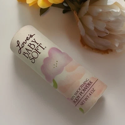 Polvo corporal suavizante de piel suave Love's Baby 4 oz NUEVO COMO EN LA FOTO, SIN CAJA VINTAGE Foto 1 de 4