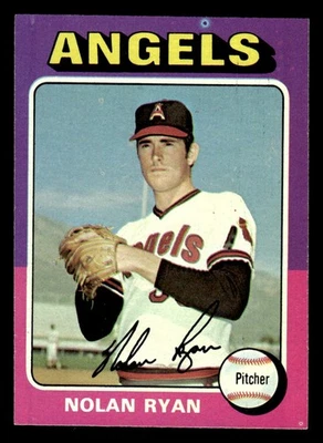 1975 Topps Baseball Nolan Ryan #500 NM California Angels - Image 1 of 2