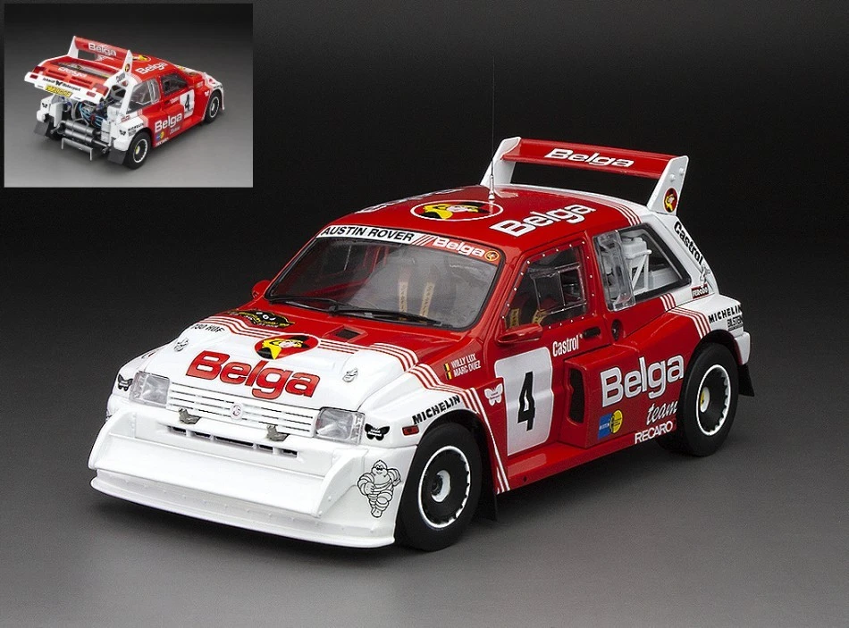 Modellino auto rally 1:18 SunStar MG METRO 6R4 diecast modellismo statico duez - Immagine 1 di 1