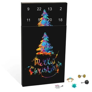 Piercing Adventskalender mit Ohrschmuck, Fake-Septum Fake Plug Labret & Barbells - Bild 1 von 5