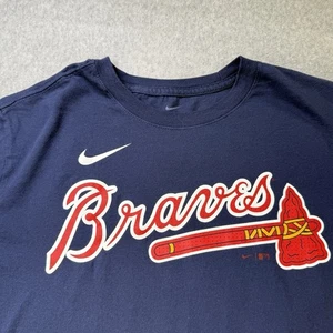 Nike Atlanta Braves Matt Olson #28 Player T-Shirt Navy Size Large - Bild 1 von 6
