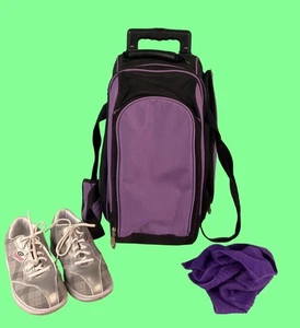 Brunswick T-Zone HGV 1039 USBC 8.25lb Bowling Ball Womens 8.5M Shoes & Bag - Picture 1 of 14