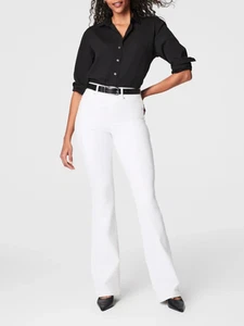 SPANX EveryWear Flare Jeans in White - Size 2X - Picture 1 of 9