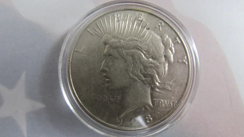 1928-S Peace Silver Dollar F/VF Detail San Francisco Mint Coin 2782 ESTATE Cover