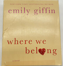 Where We Belong Audio Book CD By Giffin, Emily