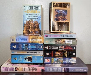 C.J. Kirschbuch Konvolut 13 Sci-Fi, Fantasy die meisten Taschenbücher Vintage - Bild 1 von 20