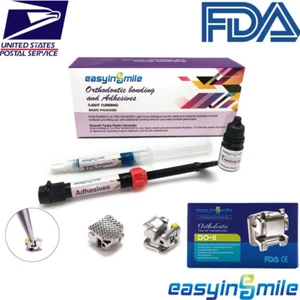 Brackets de ortodoncia dental adhesivos autoligables cura ligera 3 ml - Imagen 1 de 29