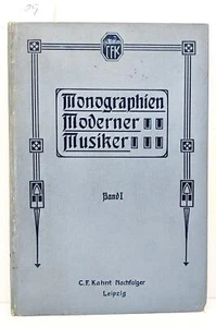 Monographien Moderner Musiker Kleine Essays Leipzig 1906 Vol I - Imagen 1 de 7