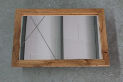 Spiegel Eiche Wild Massiv Holz Spiegelrahme Rahme Wandspiegel Garderobenspiegel - Bild 1 von 4