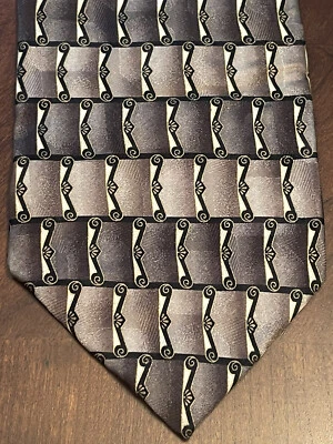 Corbata de cuello Bergamo New York hecha a mano 100 % seda para hombre hecha en Corea Foto 1 de 4