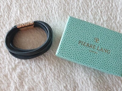 Neuwertiges Pierre Lang Armband Echtleder Handarbeit 17,5 Cm - Bild 1 von 3