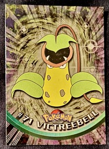 Pokemon Card - Victreebel #71 (2000 Topps Chrome Series 1) Sparkle NM