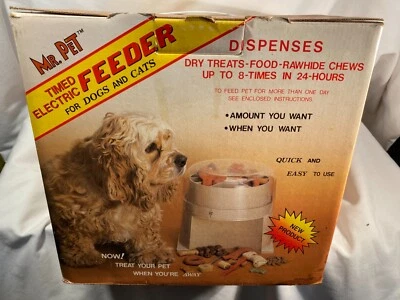 Alimentador elétrico temporizado Mr. Pet quantidade de cachorro gato que você quer quando quiser 8 X 24 horas - Imagem 1 de 4