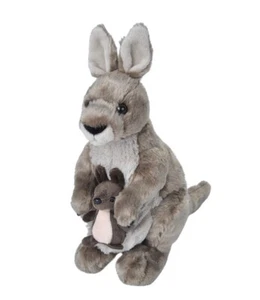Wild Republic Cuddlekins - Kangaroo With Joey 12" - Picture 1 of 2