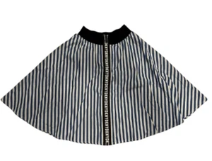 Dkny Blue/white Striped Logo Skirt Size 6 NWT - Picture 1 of 2